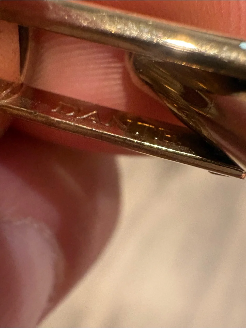Vintage Dante cufflinks ft. polished round tiger's eye gemstone